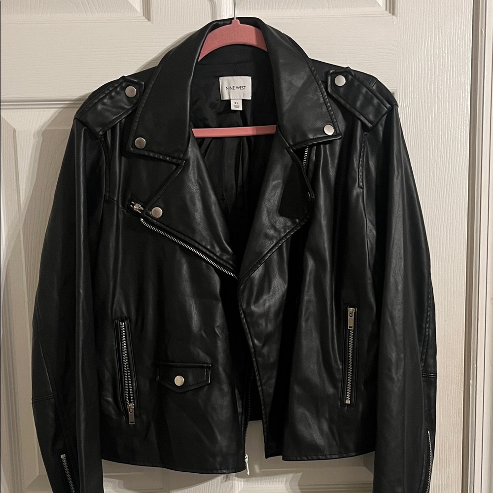 Nine West faux leather jacket